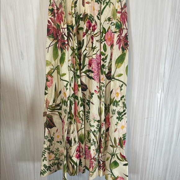 Cara Cara Pink Floral Midi Dress with Belt - Picture 6 of 7